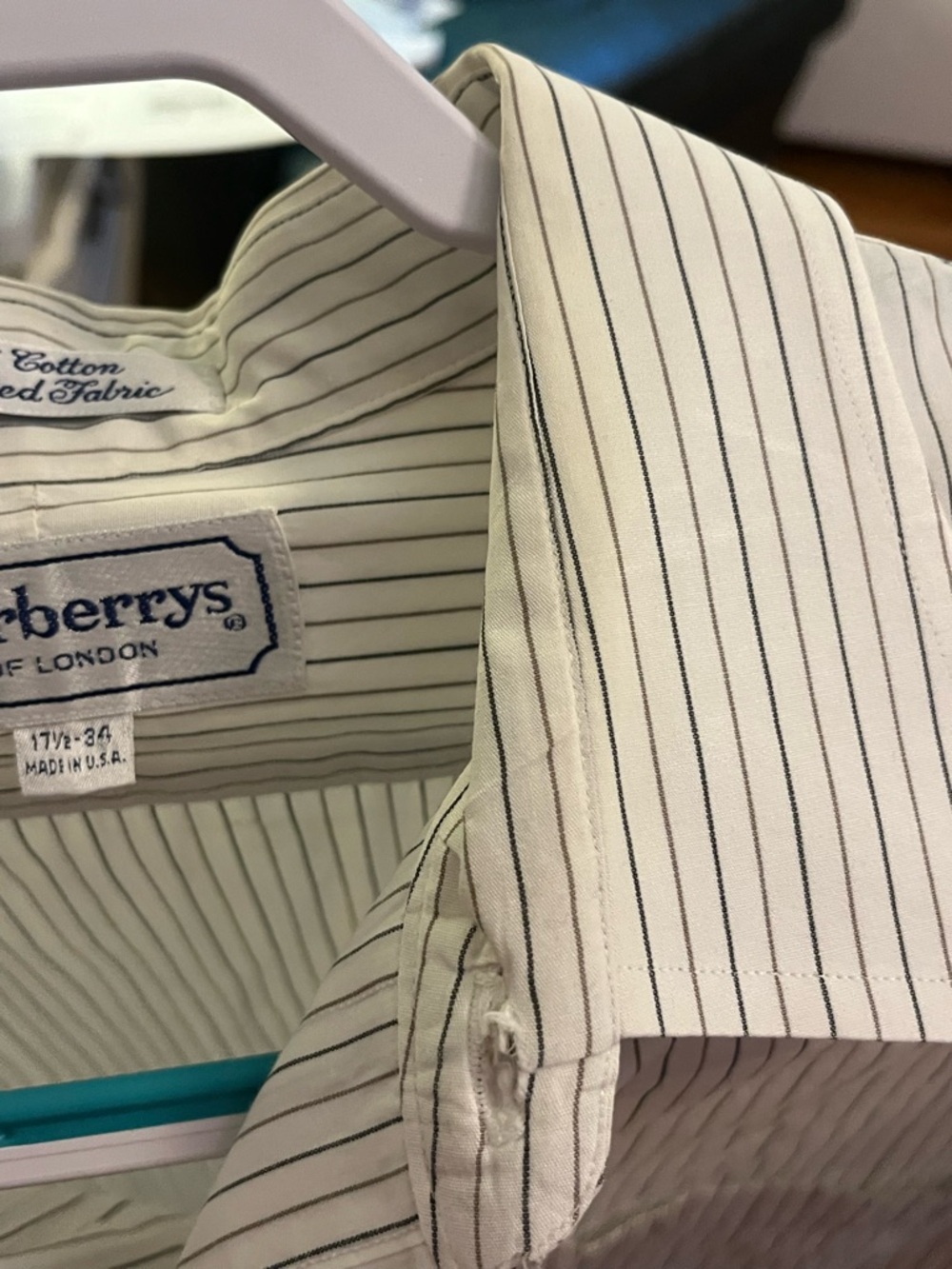 EUC | Burberry of London Men’s Dress Shirt - Picture 9 of 9